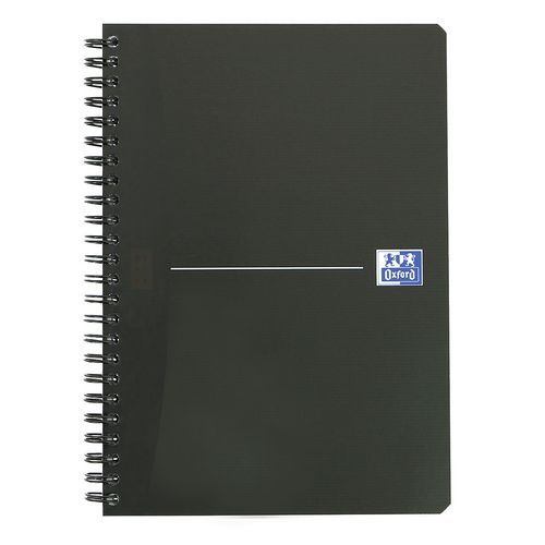 Caderno Smart Black 148x210 180p 90 g pautado preto – Oxford