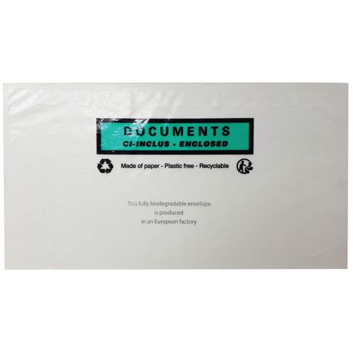Bolsa porta-documentos – Transparente – Documento incluído