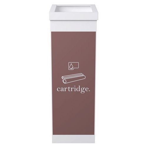 Cesto de separação seletiva – branco – 60 L – Paperflow