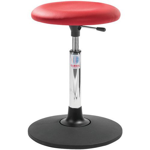 Banco Sway Beta - Couro sint. - Alto - Global Professional Seating