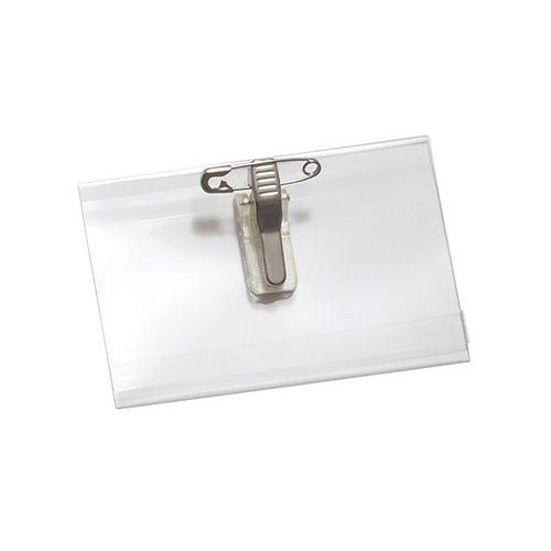 Porta-crachás com mola Combi – Manutan