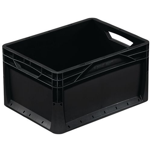 Caixa de norma europeia integral com pegas abertas – C 400 a 600 mm – 20 a 66 L