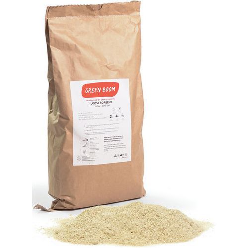 Embalagem absorvente Green Boom exclusivamente para óleo – absorvente a granel para derrames de 5 a 15 kg