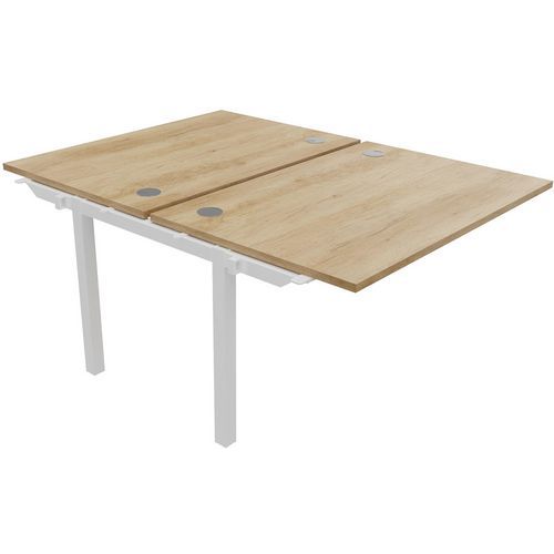 Secretária Bench adicional com 2 postos Partage