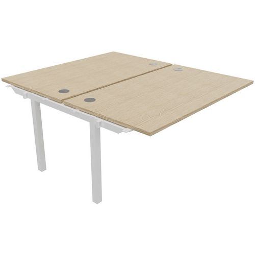 Secretária Bench adicional com 2 postos Partage