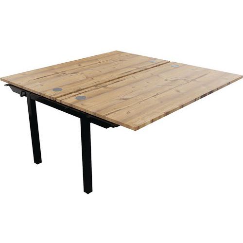 Secretária Bench adicional com 2 postos Partage