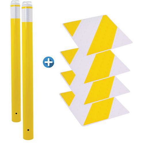 Kit de peões, postes e placas bicolores – Novap