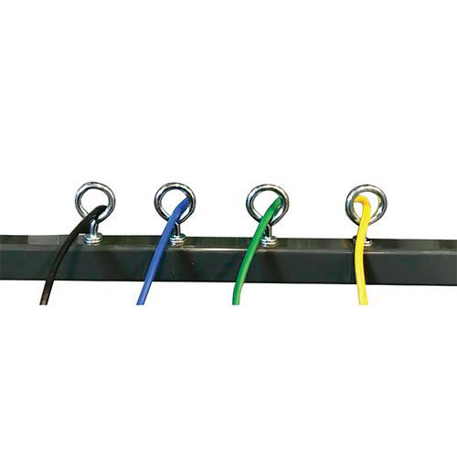 Guia de cabos opcional para estante de coroas e bobinas Bobi-rack