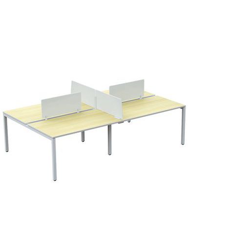 Biombo de separação de 35 x 80 cm – 2 painéis – Meet by Paperflow