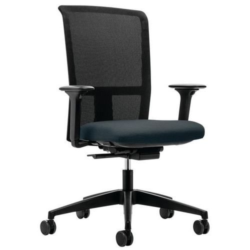Cadeira de escritório com mecanismo síncrono automático LX252, apoios para os braços 4D – Interstuhl Cadeira de escritório com mecanismo síncrono automático LX252, apoios para os braços 4D – Interstuhl