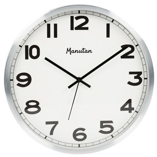 Relógio de parede analógico quartzo Ø 40 cm - Manutan Expert