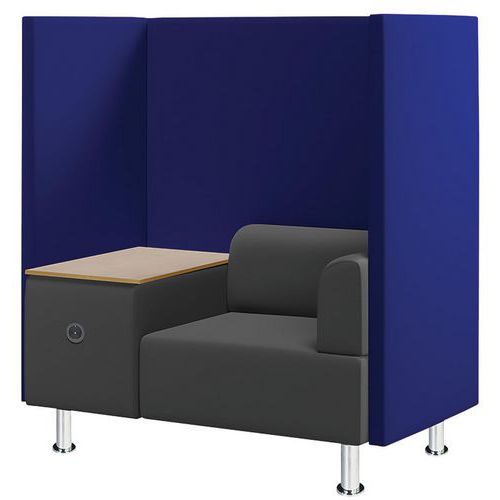 Poltrona acústica com mesa/tomada europeia – CEP