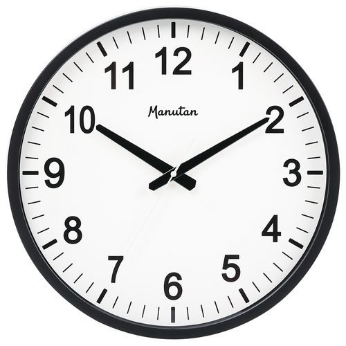 Relógio de parede analógico quartzo Ø 40 cm - Manutan Expert