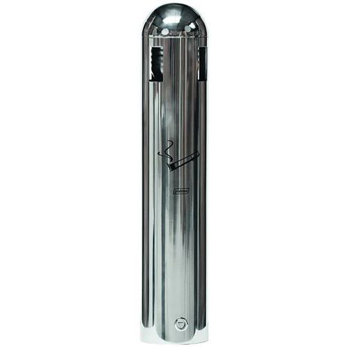 Cinzeiro de parede em tubo – Cinza e prateado – 1,8 L – Probbax Cinzeiro de parede em tubo – Cinza e prateado – 1,8 L – Probbax