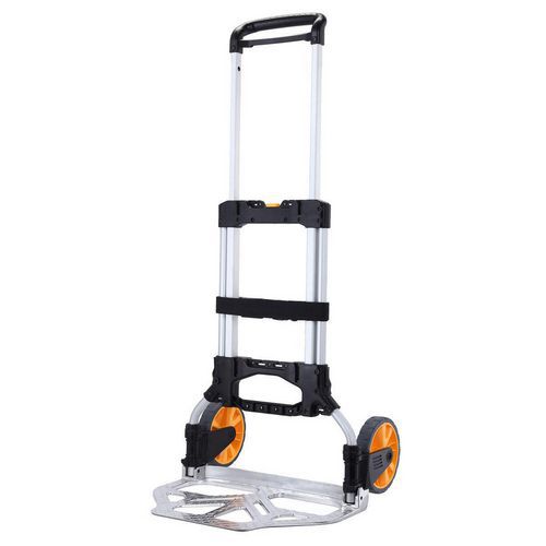 Porta-cargas dobrável em alumínio – capacidade de 75 a 150 kg