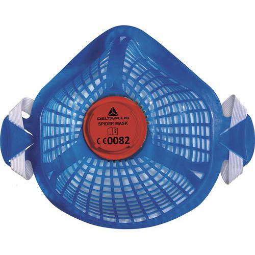 Conjunto de 1 concha + 5 peças faciais filtrantes FFP3 - Delta Plus