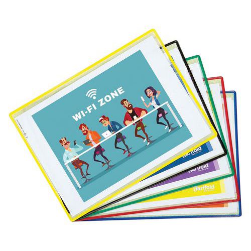 Bolsa de exposição autocolante – A4 horizontal – Tarifold Bolsa de exposição autocolante – A4 horizontal – Tarifold