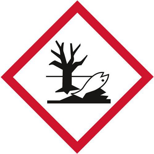 Marcação de tubagens GHS09 – Perigo para o ambiente – Systemtext Marcação de tubagens GHS09 – Perigo para o ambiente – Systemtext