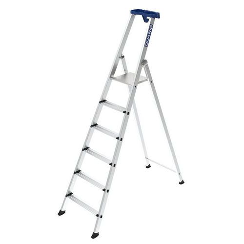 Escadote PRO54 em alumínio – 3 a 8 degraus – Duarib