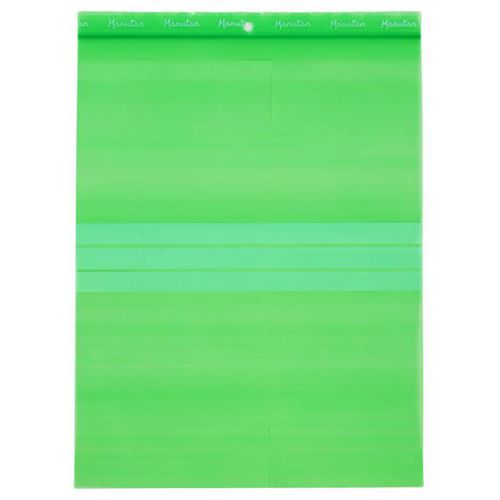 Saquetas zip recicladas – verde 100 µm - Manutan Expert