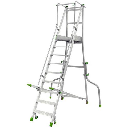 Plataforma móvel e ergonómica com pegas PIR – Facal