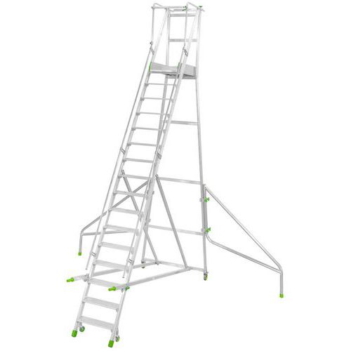 Plataforma móvel e ergonómica com pegas – Facal