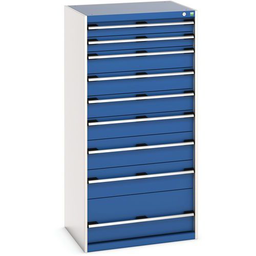 Armário com 9 gavetas Cubio – 1600x800x650 mm – Bott