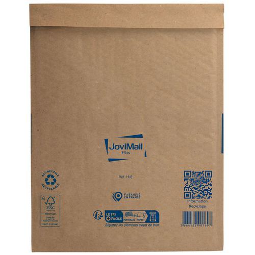 Envelope reforçado com plástico de bolhas