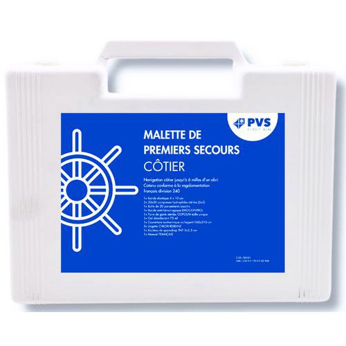 Caixa de primeiros-socorros para embarcações Trix – costa/fluvial até 6 MN Caixa de primeiros-socorros para embarcações Trix – costa/fluvial até 6 MN