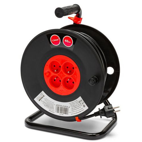 Enrolador de bricolagem, 4 tomadas, H05VV-F3G1.5MM2 – Velamp