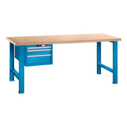 Bancada de trabalho 27x27E (LxPxA) 2000x700x840mm-Lista