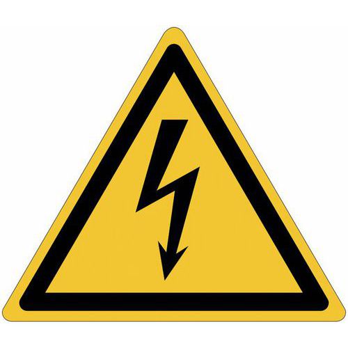 Painel de perigo – Tensão elétrica – PVC – Manutan Expert Painel de perigo – Tensão elétrica – PVC – Manutan Expert