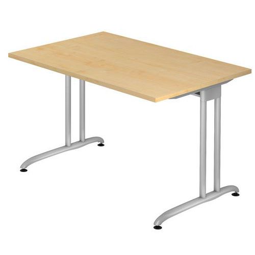 Secretária fixa 120 cm Série B - Hammerbacher