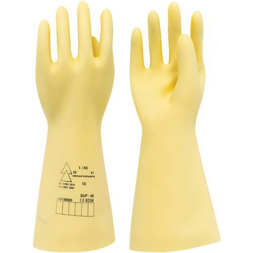 Luvas de eletricista em látex de classe 1 – Catu Luvas de eletricista em látex de classe 1 – Catu