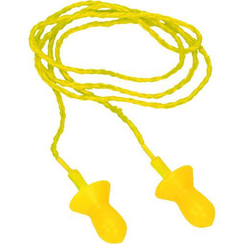 Tampões auriculares em silicone com cordão – Delta Plus Tampões auriculares em silicone com cordão – Delta Plus