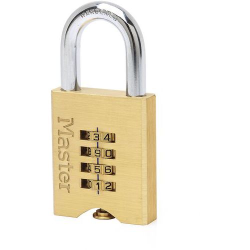 Cadeado de combinação em latão maciço - Master Lock