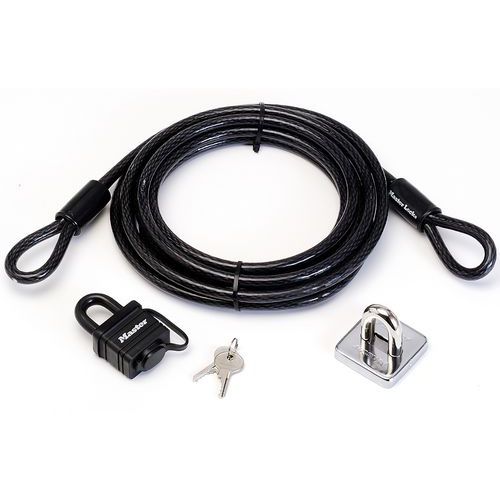 Kit de cabo e cadeado - Master Lock