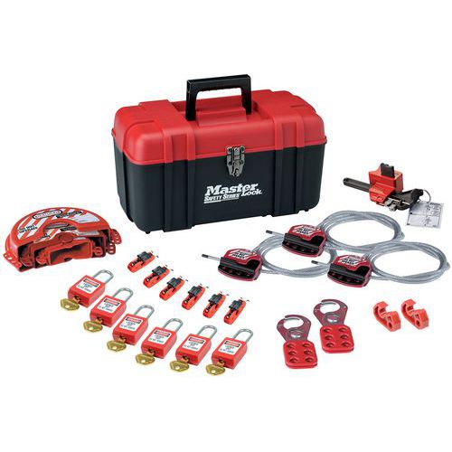 Caixa de ferramentas de segurança elétrica e válvulas - Master Lock