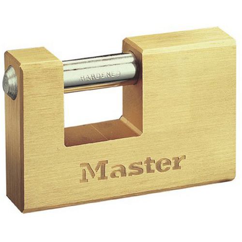 Cadeado com chave em latão retangular 607EURDCC – Master Lock