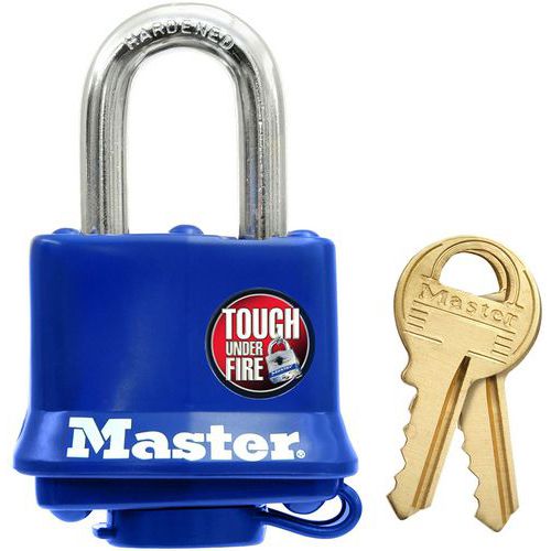 Cadeado com chave em aço laminado 312EURD – Master Lock