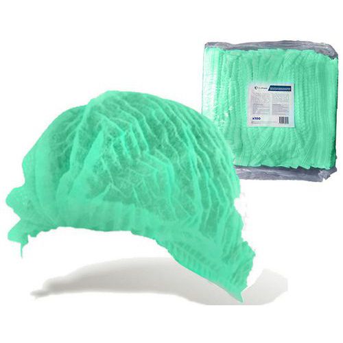 Touca descartável verde – OneProtek Touca descartável verde – OneProtek