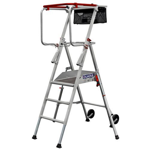 Plataforma móvel individual dobrável em T extremamente compacta – Duarib