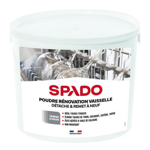 Produto em pó para renovação de louça – 5 kg – Spado Produto em pó para renovação de louça – 5 kg – Spado