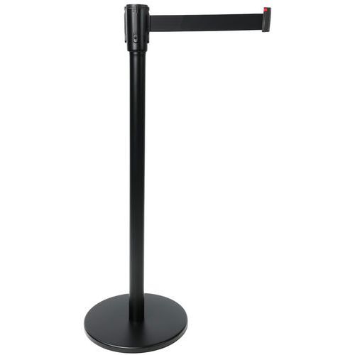 Poste preto com correia – 2 m - Manutan Expert