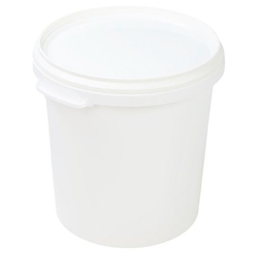 Balde branco com tampa – 1 a 30 L – Manutan Expert