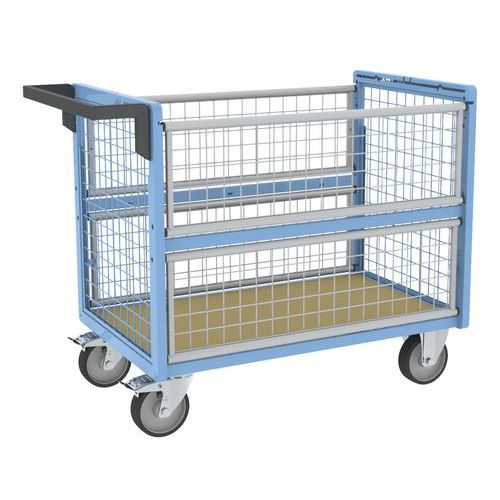 Carro contentor gradeado sem cobertura – 500 kg – FIMM