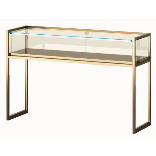Vitrina de exposição com pés 150 x 45 x 95 cm – Sarazino Vitrina de exposição com pés 150 x 45 x 95 cm – Sarazino
