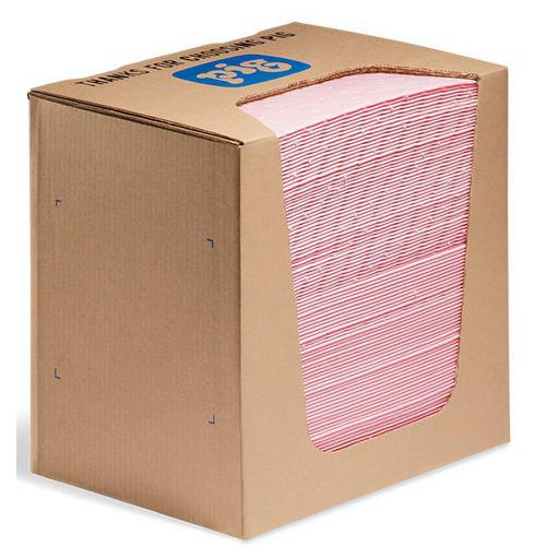 Folhas absorventes para produtos químicos – New Pig