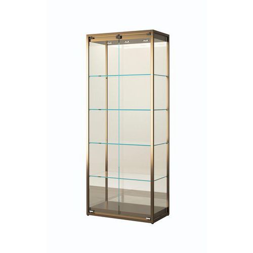 Vitrina de exposição alta – 75 x 45 x 190 cm – Sarazino Vitrines