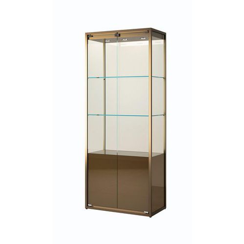 Vitrina de exposição com arrumação – 75 x 45 x 190 cm – Sarazino Vitrines